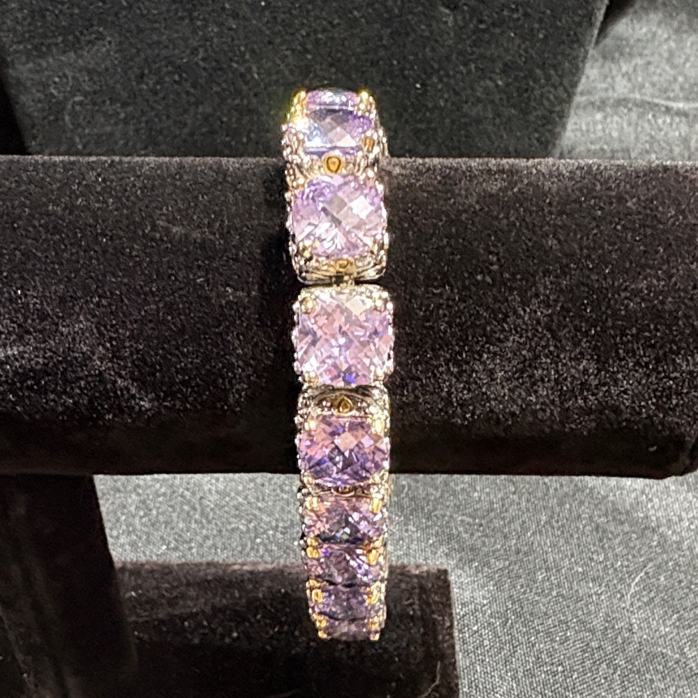 Vintage Park Lane purple lilac Impressions Bracelet